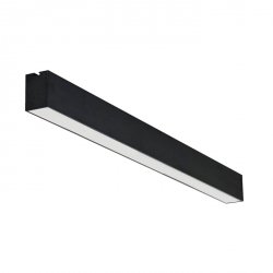 Minimalistyczny Plafon Sufitowy LED Czarny CCT LINELIO 120 AZ5657 AZZARDO