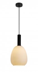 Nowoczesna lampa wisząca Gater Italux PND-23541-1-BK-OP nad stół do jadalni