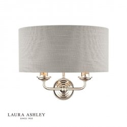 Kinkiet Niklowy Z Abażurem LAURA ASHLEY SORRENTO LA3727710-Q DAR LIGHTING