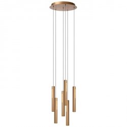 Nowoczesna Lampa Wisząca LED Brąz GRIFFITH 24403/42/04 LUCIDE