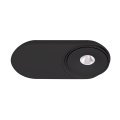 Lampa sufitowa plafon LED minimalistyczna nowoczesna podłużna regulowana czarna aluminiowa Vector C0268 MAXLIGHT 
