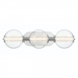 Kinkiet szklany chrom polerowany Atomo Elstead Lighting QN-ATOMO-3W-PC