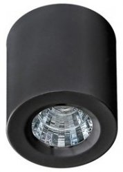 LAMPA NATYNKOWA AZZARDO NANO ROUND AZ2785 CZARNA NOWOCZESNA