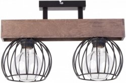 LAMPA SUFITOWA PLAFON MILAN BROWN II 31571 SIGMA