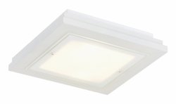 Lampa sufitowa plafon kwadratowy 32cm drewniany klasyczny nowoczesny minimalistyczny biały TABOR 7266 Argon