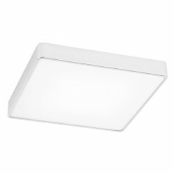Uniwersalny metalowy plafon czarny mały mleczna szyba lampa natynkowa wbudowany moduł ONTARIO LED 3575 Argon