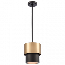 Nowoczesna Designerska Lampa Wisząca Mosiądz COBURG P01777BR COSMO LIGHT