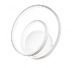 Kinkiet ścienny biały spiralny designerski nowoczesny dekoracyjny Oz ap on-off 4000k 342252 IDEAL LUX