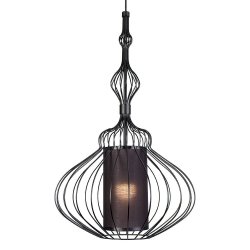 NOWODVORSKI ABI 8866 LAMPA WISZĄCA DRUCIANA CZARNA W STYLU GALMOUR