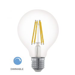 ŻARÓWKA DEKORACYJNA LED 6W 806lm ŚCIEMNIALNA E27 G80 EGLO 11702 FILAMENT VINTAGE