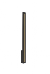 Lampa Zewnętrzna Kinkiet 15W Czarna IP65 Listwa 81cm Minimalistyczna Na Elewację Moena Maxlight W0460 