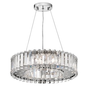 Żyrandol Crystal Skye 8 źródeł światła glamour szklany okrąg nowoczesny KL-CRYSTAL-SKYE8 KICHLER