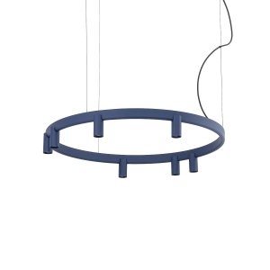 Lampa wisząca FOURTY ROUND LED VII Nowodvorski 12283 Nowoczesny żyrandol tubowy