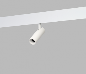 Regulowany reflektor ze zmienną barwą LED biały ściemnialny do systemu szynowego magnetycznego dwufazowego Azzardo ALFA NIKO TRACK MAGNETIC 2LINE 7W CCT SWITCH DIMM WH AZ6511