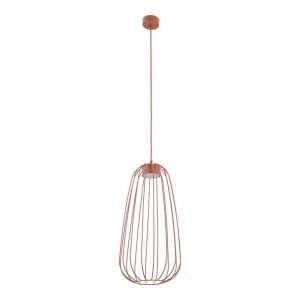 Lampa wisząca kolor ceglany ażurowa druciana owalna minimalistyczna loftowa uniwersalna klasyczna SPHERA S 11308 TK-LIGHTING