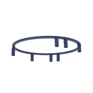 Nowoczesna lampa sufitowa granatowy minimalistyczny plafon FOURTY ROUND VII NAVY BLUE 11947 Nowodvorski Lighting 