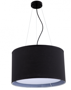 LAMPA WISZĄCA MILK LIGHT PRESTIGE LP-021/4P BK