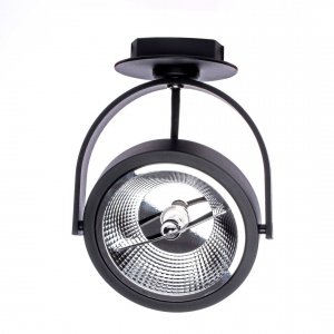 LAMPA OPRAWA SPOT REFLEKTOR CZARNA MILAGRO LUGAR ML5700 BLACK 1xAR111 GU10  WPUSZCZANA