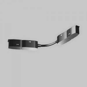 Akcesoria systemu szynowego złącze zasilania tworzywo sztuczne czarny Accessories for tracks Exility MAYTONI TRA034CS-B-DE
