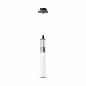 Lampa wisząca tuba pojedyncza kryształowa Aria 1226 Zuma line jadalniana nad stół
