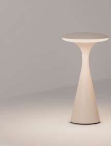 Lampa zewnętrzna do ogrodu na taras LED beżowa designerska nowoczesna ściemnialna IP54 SEVINTO LE75274 Luces Exclusivas
