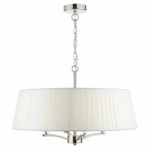Żyrandol Abażurowy Vintage CRISTIN CRI042 DAR LIGHTING