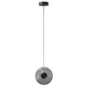 Designerska lampa wisząca ANDORA PENDANT 1 SMOKY Azzardo AZ6883 Szary Dymiony LED Nowoczesna