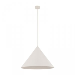 Beżowa lampa wisząca stożkowy klosz minimalistyczna loftowa uniwersalna klasyczna CONO XL 11382 TK-LIGHTING