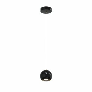 Lampa wisząca nad stół nad wyspę Aurenia Yaskr LED 3000K czarna PL0122-CB 