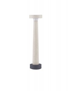 Lampa zewnętrzna do ogrodu stojąca LED biała wykonana z cementu minimalistyczna nowoczesna IP65 Luces Exclusivas 