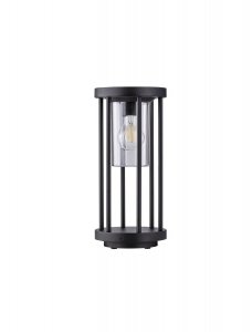 Lampa ogrodowa aluminiowa kolor antracyt minimalistyczna nowoczesna możliwość ściemniania IP65 MONTIVA LE75172 Luces Exclusivas