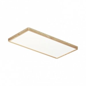 Nowoczesny Plafon Sufitowy LED IP44 Drewniany OLBIS PLF-63827-600L-36W-WO ITALUX