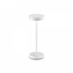 Przenośna Lampka Stołowa Biała Na Baterię TOFFEE 311715 IDEAL LUX