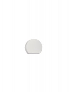 Kinkiet zewnętrzny LED biały okrągły minimalistyczny nowoczesny IP54 SARDIRA LE75309 Luces Exclusivas