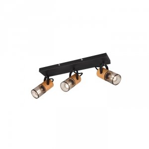Plafon Sufitowy Minimalistyczny Czarno Brązowy Vintage TOSH 804300332 TRIO