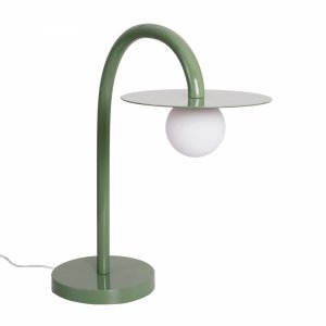 Zielona lampka stołowa ENIGMA MAXLIGHT T0059 LED 2W biała kula