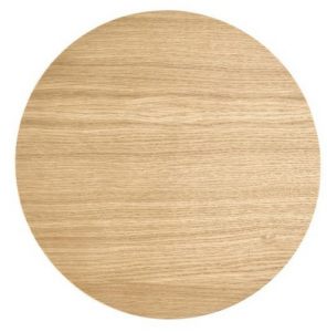 Nowoczesny drewniany kinkiet ścienny okrąg ring styl rustykalny LUNA WOOD DĄB 60 cm 10098 TK-Lighting 