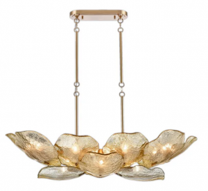 Designerska lampa wisząca WELLINGTON P14357BR mosiądz jadalniana salonowa