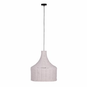 Lampa sufitowa bawełniana o wymiarach 46x46x50cm
