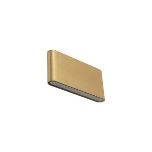 Zewnętrzny elewacyjny kinkiet mosiądz SEMI LED M IP54 2x5W 3000K Nowodvorski Lighting 11366 