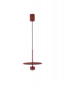 Elegancka lampa wisząca LED wkolorze czerwieni BAILA LE44537 Luces Exclusivas