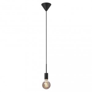 CZARNA Lampa Wisząca KABEL NORDLUX PACO 2112053003 LOFT