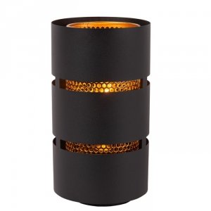 Czarna Lampka Stołowa Vintage ROSAS 21533/01/30 LUCIDE
