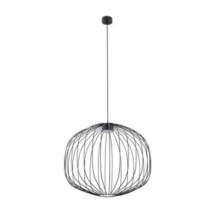 Czarna lampa wisząca ażurowa druciana okrągła minimalistyczna loftowa uniwersalna klasyczna SPHERA M 11304 TK-LIGHTING