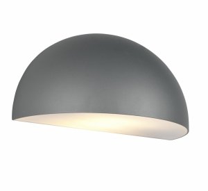 Kinkiet zewnętrzny kolor antracyt aluminiowy półokrągły klosz minimalistyczny klasyczny uniwersalny MAAS IP44 262460142 Trio