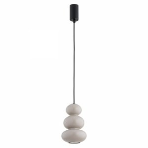 Designerska lampa wisząca japadni kaszmirowy połysk szklana ORLANDO PLUS 8825