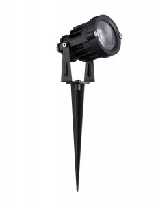 Lampa ogrodowa reflektor LED aluminiowa czarna regulowana minimalistyczna klasyczna IP65 COLENZO LE75345 Luces Exclusivas