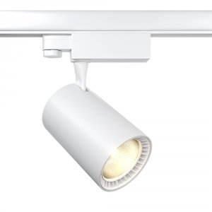 Lampa szynowa reflektor szynoprzewody 3-fazowe LED nowoczesny aluminium biała tuba VUORO MAYTONI TR029-3-30W4K-W