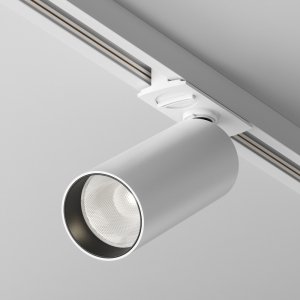 Lampa szynowa minimalistyczna nowoczesna regulowana aluminium biała FOCUS LED MAYTONI TR021-1-12W4K-W-D-W