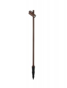 Lampa ogrodowa słupek LED aluminiowa regulowana tuba kolor rdzawy minimalistyczna klasyczna IP65 SALVIRA LE75167 Luces Exclusivas